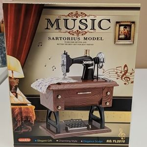 Sewing machine music box
